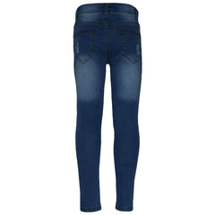 Kids Girls Stretchy Jeans Denim Ripped Faded Skinny Fashion Frayed Pant Jeggings
