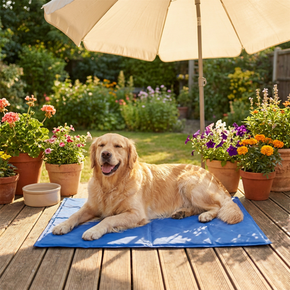 Cooling Pet Mat 40x50cm Self Cooling Gel Pad for Dogs Cats Foldable Summer Bed