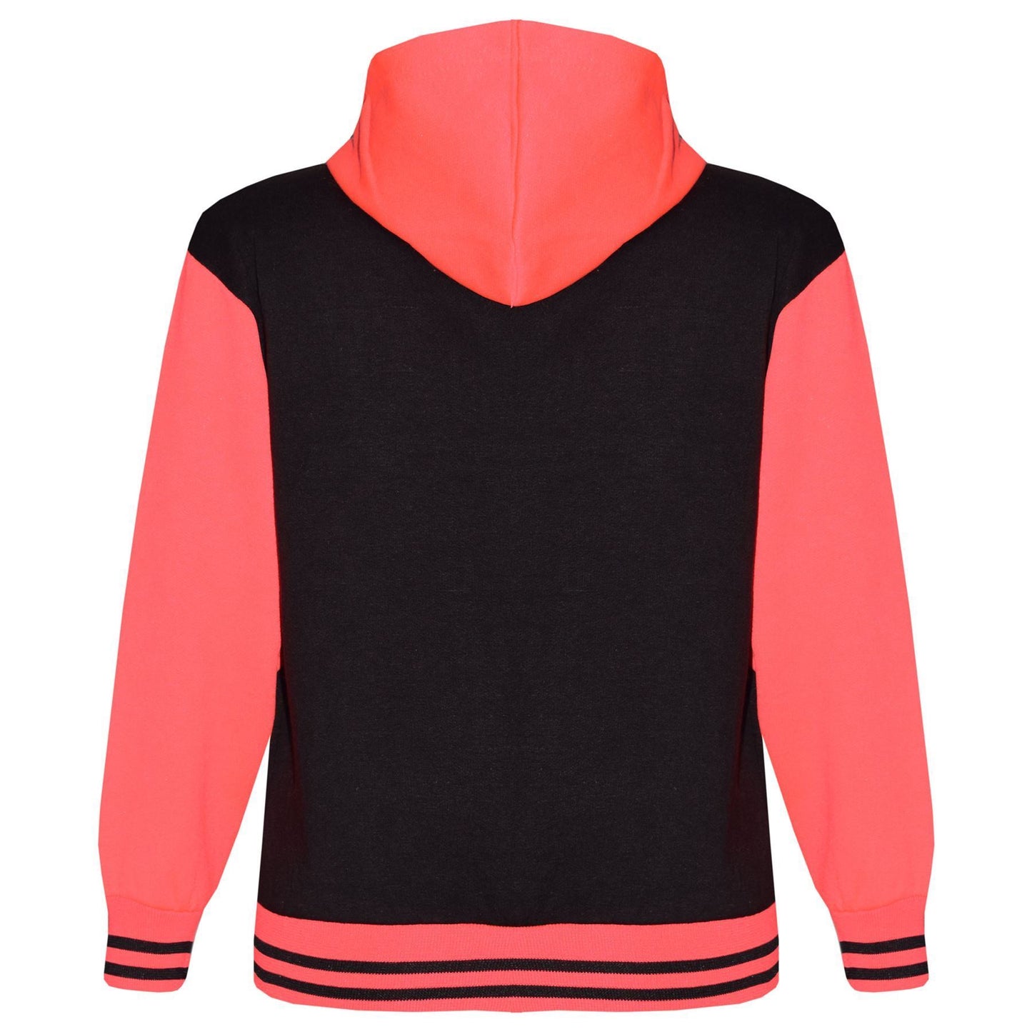 A2Z 4 Kids Girls Boys Black & Neon Pink Baseball Tracksuit FOX Jacket & Trouser Sports Hoodie Bottom Joggers Age 2 3 4 5 6 7 8 9 10 11 12 13 Years
