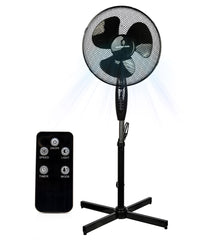 A2Z Pedestal Fan 16 Inch 3-Speed Setting Remote Control Electric Standing Fan