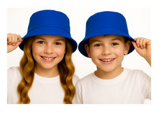 Girls Boys Bucket Hat 100%Cotton Foldable Summer Sun Hat UV Protection Beach Cap