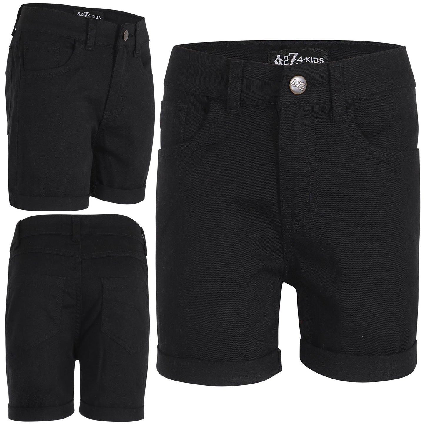 A2Z 4 Kids Boys Contrast Panel Shorts Sportswear SummerOutfit  Age 5-13 Years
