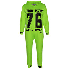 A2Z Onesie One Piece Kids Girls Boys Brooklyn Print Pyjamas Costume Gifts