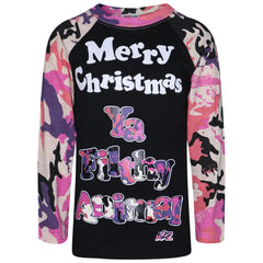 Kids Girls Boys PJ'S "YA FILTHY" Printed Christmas Pyjamas New Age 5-13 Years