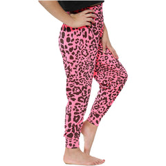 Kids Girls Ali Baba Style Leopard Harem Trouser Leggings Pants Age 5-13 Years