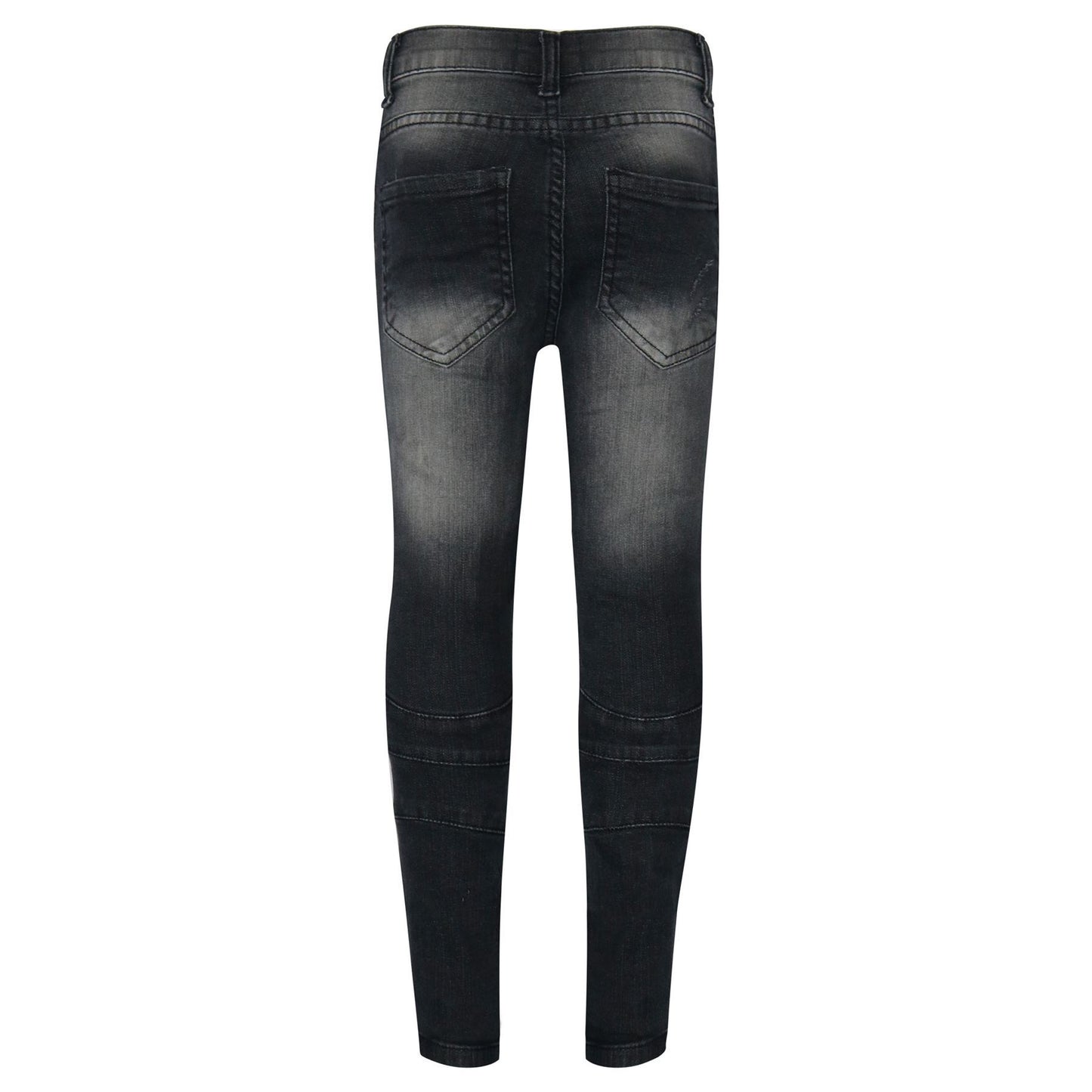 Kids Boys Stretchy Jeans Ripped Drape Panel Denim Pants Trousers New Age 5-13 Yr