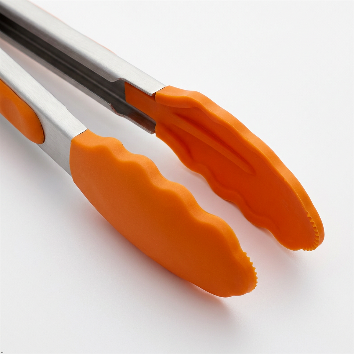 Silicone Grip Tongs Pack of 3 Heat Resistant Kitchen BBQ Cooking Serving Tongs