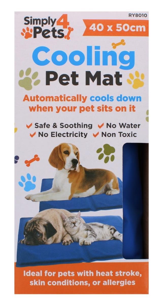 Cooling Pet Mat 40x50cm Self Cooling Gel Pad for Dogs Cats Foldable Summer Bed