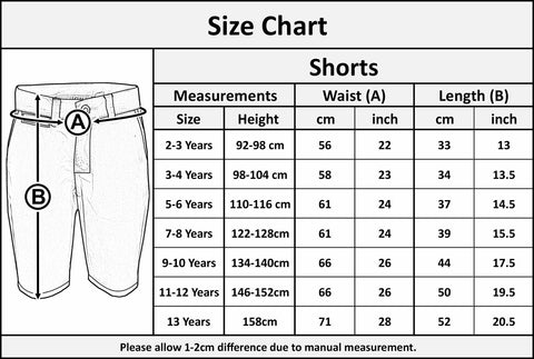 Kids Boys Shorts Contrast Trim Sportswear Activewear Casual Fashion Age 5-13 yrs