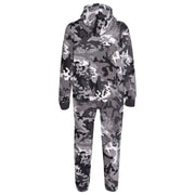 Kids Boys Girls Unisex Onesie Super Soft Fleece Hooded Zip Up Jumpsuit Loungewear Costume