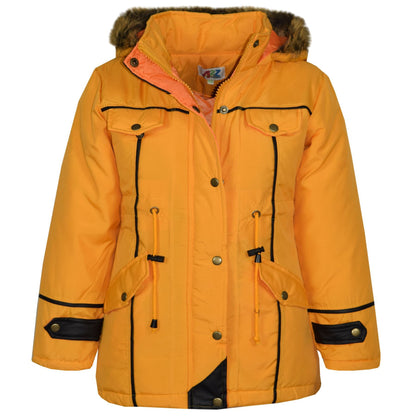 Kids Coat Girls  Parka Jacket Long Hooded Coat Summer Coats New Age 3-13 Years