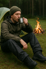 A2Z Mens Waterproof Trousers Quick Dry Overtrousers Windproof Outdoor Rain Pants