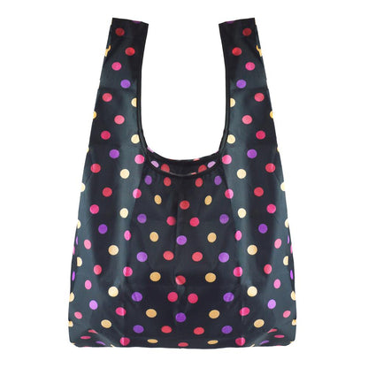Foldable Plastic Shopping Tote Bags Washable Reusable Pack Of 3 Water Resistant