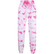 Kids Tie Dye Tracksuit Gym Cropped Hoodie Sweatpants Cord Set Girls Age 5-13