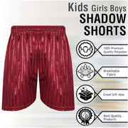 A2Z 4 Kids Shadow Stripe PE Shorts Pack of 2 Football Gym Shorts Age 2-13 Years