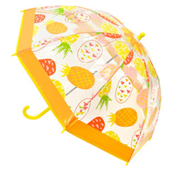 A2Z Kids POE Clear Dome Umbrella Wind and Rain Resistant Outdoor Travel Brolly