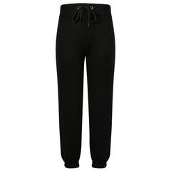 A2Z 4 Kids Black Tracksuit Jumper Sweatshirt Set with Jogger Bottoms PE School Sports Activewear Set Girls Boys Children Age 2-13 years