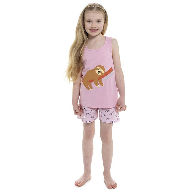 A2Z 4 Kids Girls Short Sleeve Jersey Cotton Short Pyjamas Nightwear Set 7-13