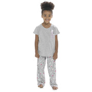 A2Z 4 Kids Girls Short Sleeve Pyjamas Set 2 Piece Comfortable Sleepwear Set