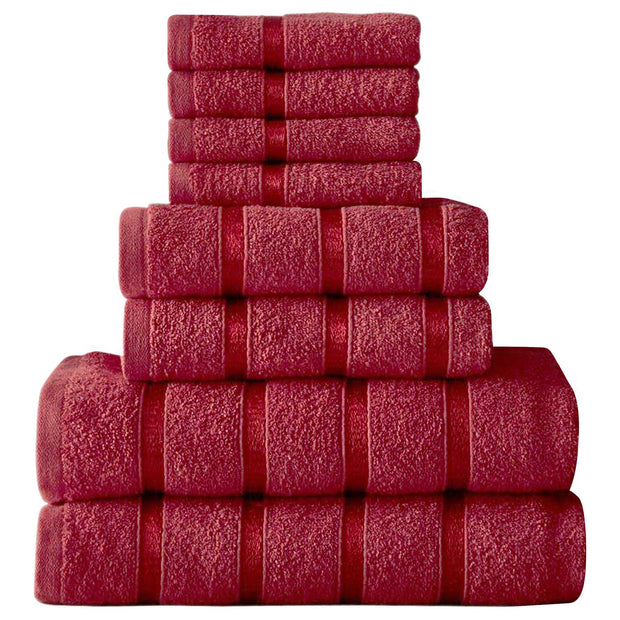 8 pc Boston Egyptian Towels Bale Set 100% Egyptian Cotton Super Soft Absorbent 500GSM Gift Sets