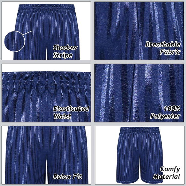 A2Z 4 Kids Shadow Stripe PE Shorts Pack of 2 Football Gym Shorts Age 2-13 Years