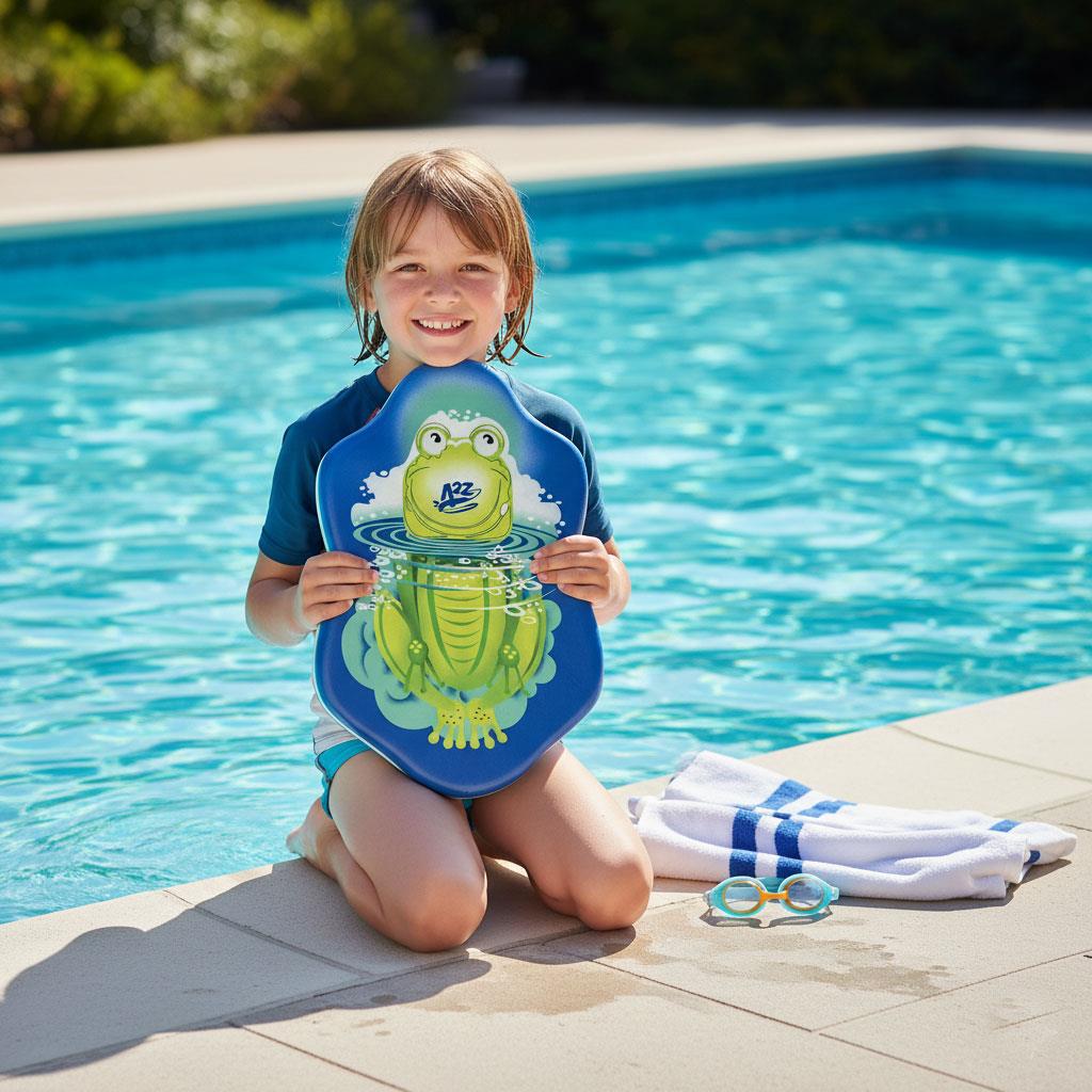 A2Z Animal Swimming Kick Board Penguin & Frog Design Training Aid for Beginners