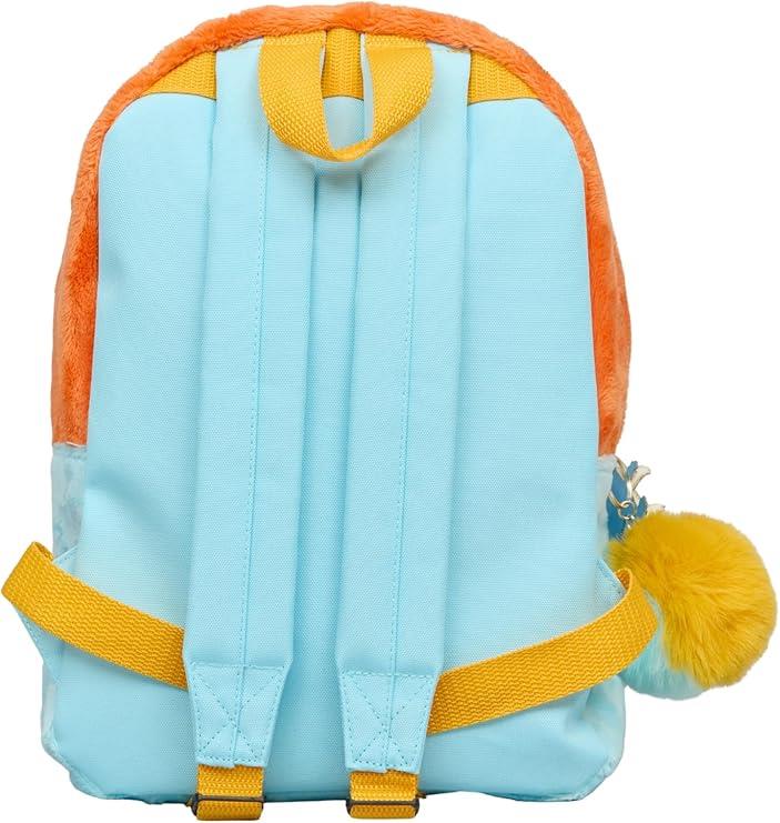 Bluey Full Plush Backpack with Pom Pom Keyring Officially Licensed School Bag