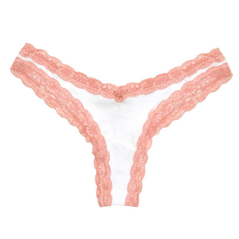 A2Z Ladies Briefs 5 Pack High Leg Brazilian Women Brief Lace Knickers Panties