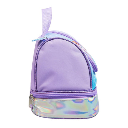 Disney Frozen Girls Lunch Bag Officially Licensed Multi-Zip Insulated Lunch Box