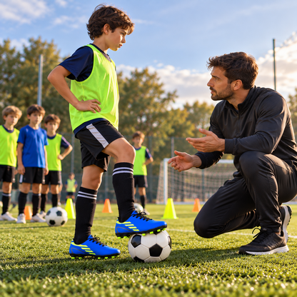 A2Z 4 Kids Boys Girls Football Boots Junior Soccer Cleats Moulded Stud Trainers