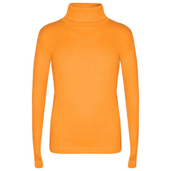 Kids Girls Polo Neck T Shirt Thick Cotton Turtleneck Jumper Long Sleeve Top 2-13