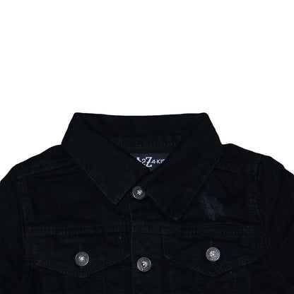Kids Boys Denim Jacket Ripped Jeans Fashion Jackets Coat Age 3-13 Years