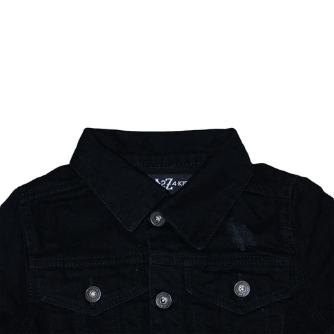 Kids Boys Denim Jacket Ripped Jeans Fashion Jackets Coat Age 3-13 Years