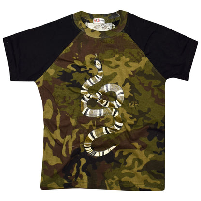 Boys T Shirts Kids Designer's 100% Cotton Snake Print T-Shirt New Age 5-13 Years