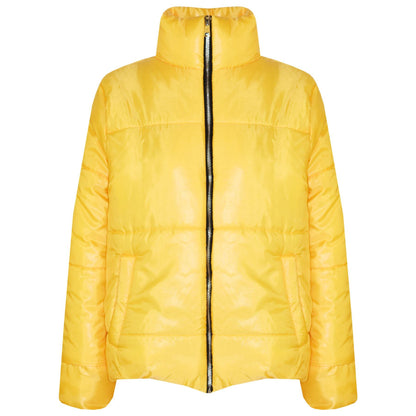 Girls Jacket Kids Wetlook Cropped Padded Quilted Puffer Bubble Jackets Coat 5-13
