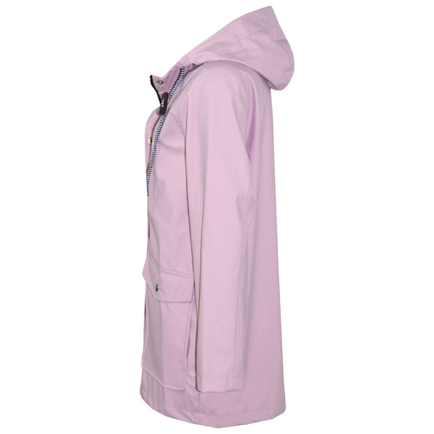 A2Z 4 Kids PU Raincoat Lilac Jackets Windbreaker Waterproof Parka Shower Resistant Hooded Raincoat Girls Age 5-13 Years