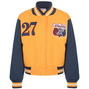 Kids Girls Boys Baseball Jacket Varsity Style Athletic Embroidered School Jacket - A2Z 4 Kids