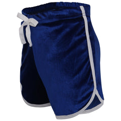 A2Z 4 Kids Girls Velour Crop Top Shorts Set Contrast Taped Outfit Clothing Sets