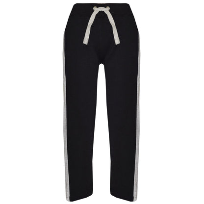 Kids Boys Girls Joggers Contrast Panel Jogging Pants  Casual Trousers 5-13 Years