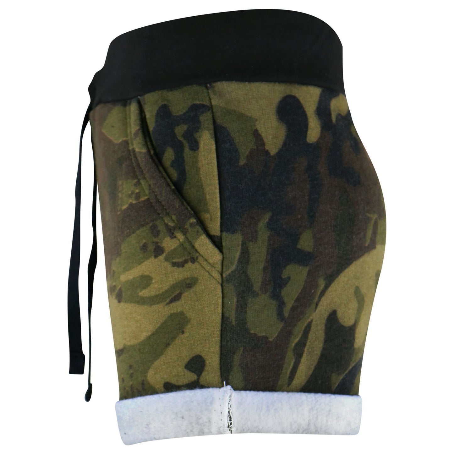 Kids Girls Shorts Fleece Camouflage Tartan Dance Gym Summer Hot Short Pants 5-13