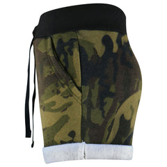 Kids Girls Shorts Fleece Camouflage Tartan Dance Gym Summer Hot Short Pants 5-13