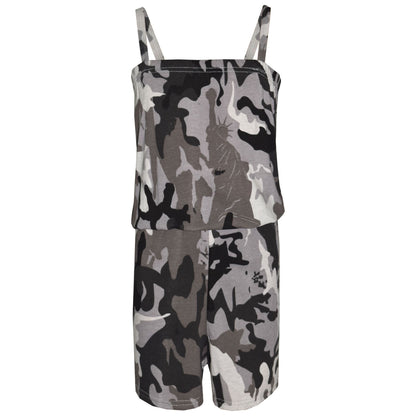 Kids Girls Plain Color Playsuit Trendy Summer All In One Jumpsuit New Age 5-13 Y