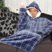A2Z Unisex Mens Ladies Oversized Kangaroo Pocket Hooded Animal Wearable Blanket