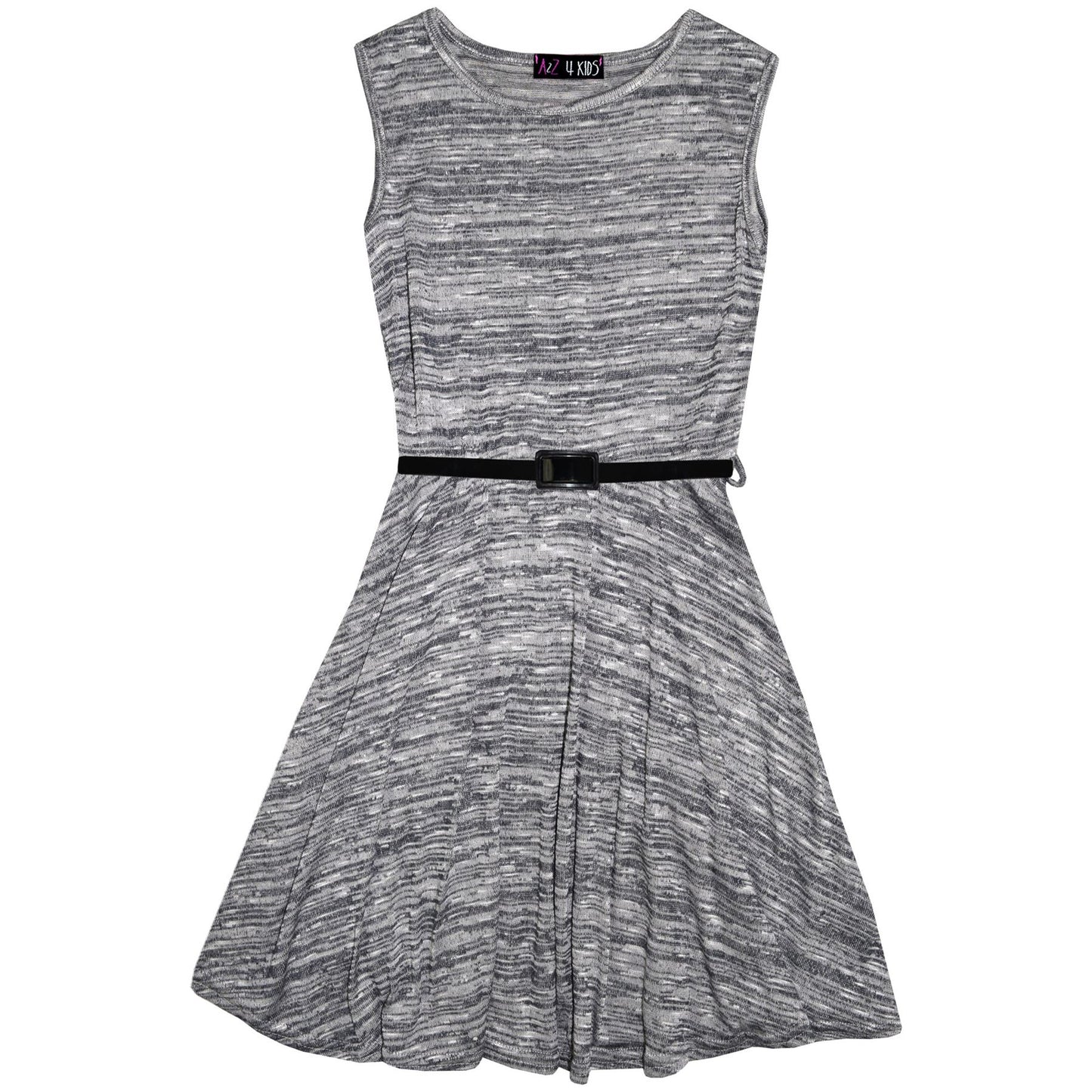 Kid Girls Skater Dress Knitted Trendy Fashion Top Party Dresses New Age 7-13 Yr