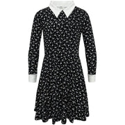 A2Z 4 Kids Girls Skater Dress Long Sleeves Peter Pan Collar Soft Comfortable Party Fashion Skater Dresses Age 7-13 Years - A2Z 4 Kids