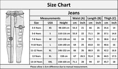 A2Z 4 Kids Girls Stretch Comfortable Jeans Lightweight Denim Ripped Skinny Pants