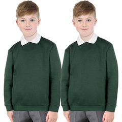 Kids Girls Boys Unisex Scouts School Uniform Jumper Pack Of 2 Cardi Sweatshirt