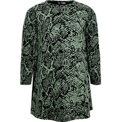 Kids Girls Swing Dress Long Sleeve Snake Flared Party Wear Summer Dresses 5-13