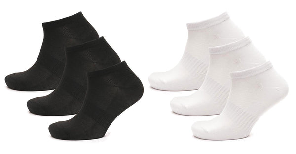 A2Z Ladies 3 Pack Trainer Socks Low Cut Ankle Socks with Arch Support Mesh Socks