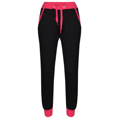 A2Z Kids Jogging Bottoms Joggers 2 Tone Cuffed Sweatpants Contrast Back To School Trousers Tracksuit Pants Age 5-13 Years